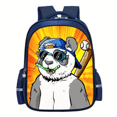 Street Casual Nylon Panda Backpack