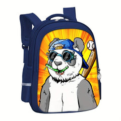 Street Casual Nylon Panda Backpack