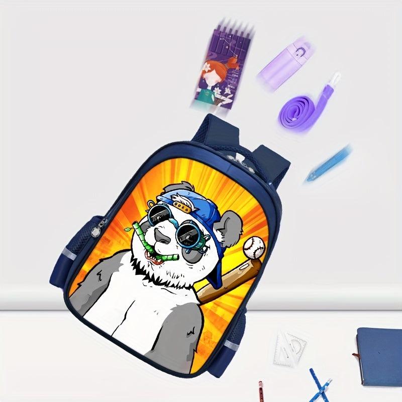 Street Casual Nylon Panda Backpack