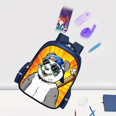 Street Casual Nylon Panda Backpack
