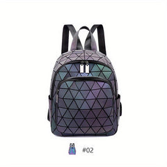 Glow In The Dark Argyle Backpack Waterproof