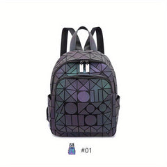 Glow In The Dark Argyle Backpack Waterproof