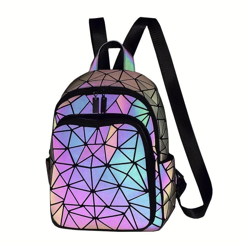Glow In The Dark Argyle Backpack Waterproof