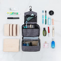 Travel Toiletry Storage Bag Waterproof Hook Multifunctional