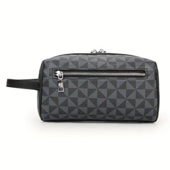 Men's Portable Casual Bucket Bag PU Leather Handbag