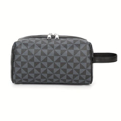 Men's Portable Casual Bucket Bag PU Leather Handbag