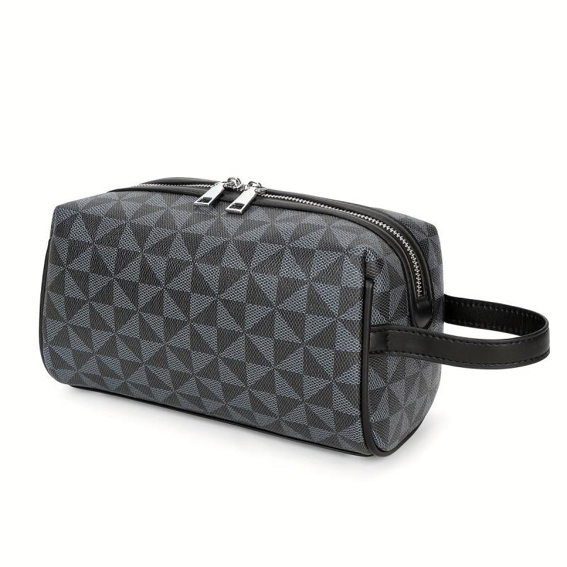 Men's Portable Casual Bucket Bag PU Leather Handbag