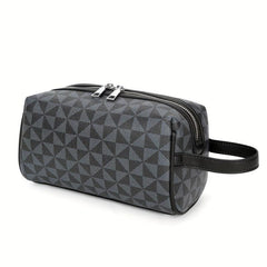 Men's Portable Casual Bucket Bag PU Leather Handbag