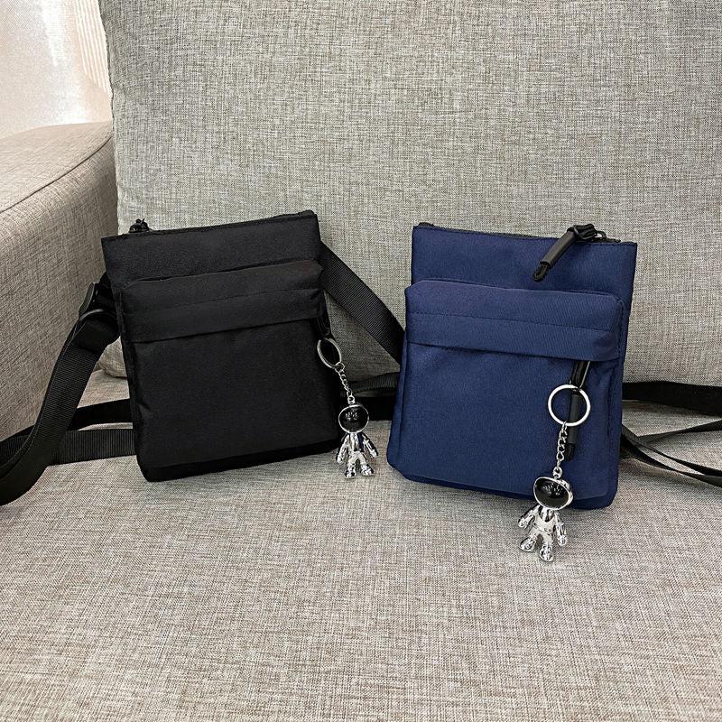 Mini Crossbody Bag Small Shoulder Bag For Men Oxford Vertical Casual Satchel Bag