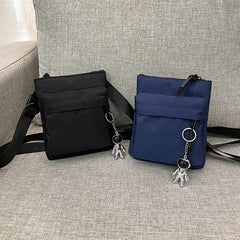 Mini Crossbody Bag Small Shoulder Bag For Men Oxford Vertical Casual Satchel Bag