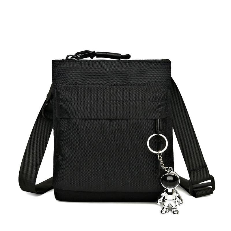 Mini Crossbody Bag Small Shoulder Bag For Men Oxford Vertical Casual Satchel Bag