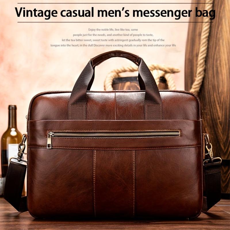 Retro Casual Briefcase Business Handbag Male 39 62 Cm Computer Bag
