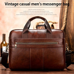 Retro Casual Briefcase Business Handbag Male 39 62 Cm Computer Bag