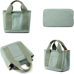 Canvas Mini Tote Bag Small Satchel Handbag Crossbody Shoulder Bag