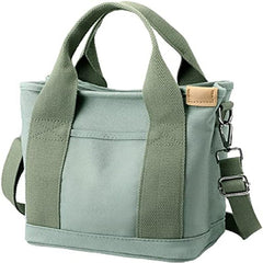 Canvas Mini Tote Bag Small Satchel Handbag Crossbody Shoulder Bag