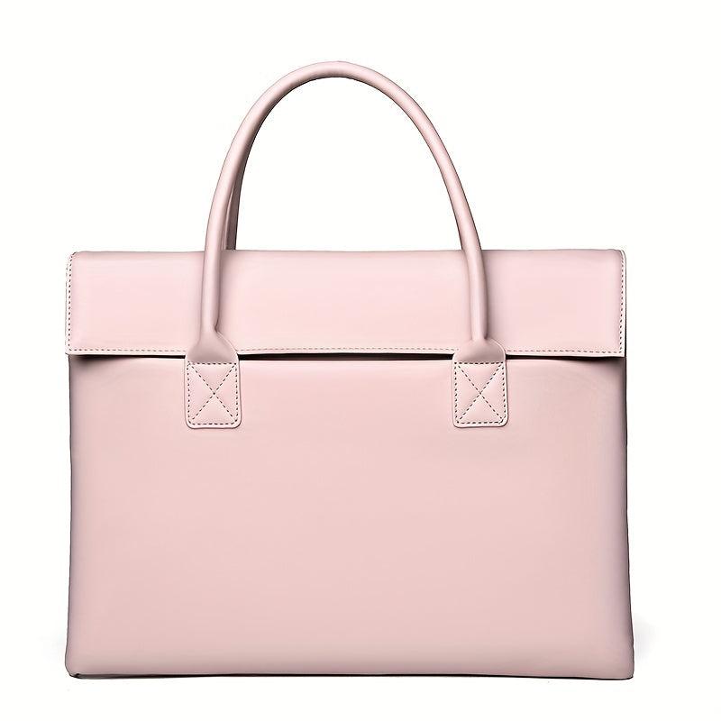 35 56 Cm Portable Computer Bag Briefcase Handbag PU Waterproof Fabric