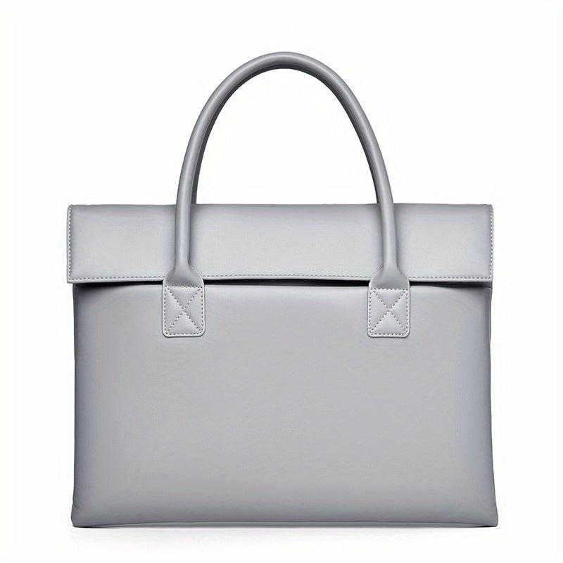 35 56 Cm Portable Computer Bag Briefcase Handbag PU Waterproof Fabric