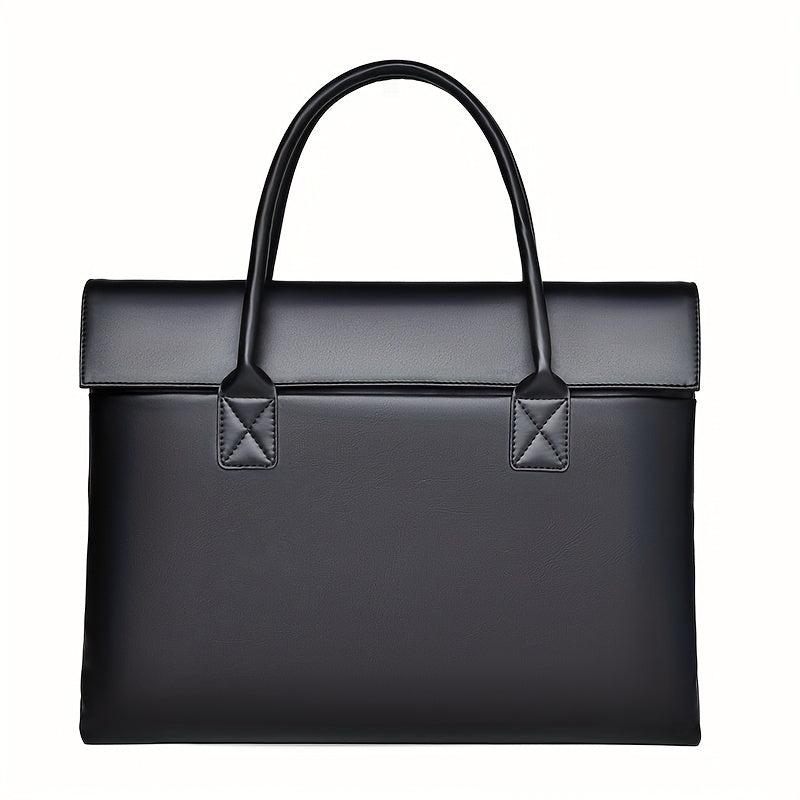 35 56 Cm Portable Computer Bag Briefcase Handbag PU Waterproof Fabric