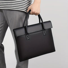 35 56 Cm Portable Computer Bag Briefcase Handbag PU Waterproof Fabric