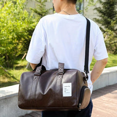 Waterproof Retro Travel Bag Portable Fitness Bag Female Yoga Exercise Training