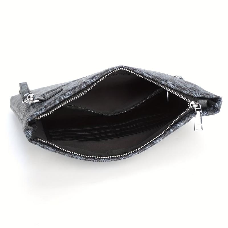 Men's Casual PU Leather Clutch Bag Handbag Father's Gift