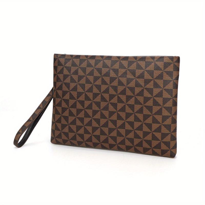 Men's Casual PU Leather Clutch Bag Handbag Father's Gift