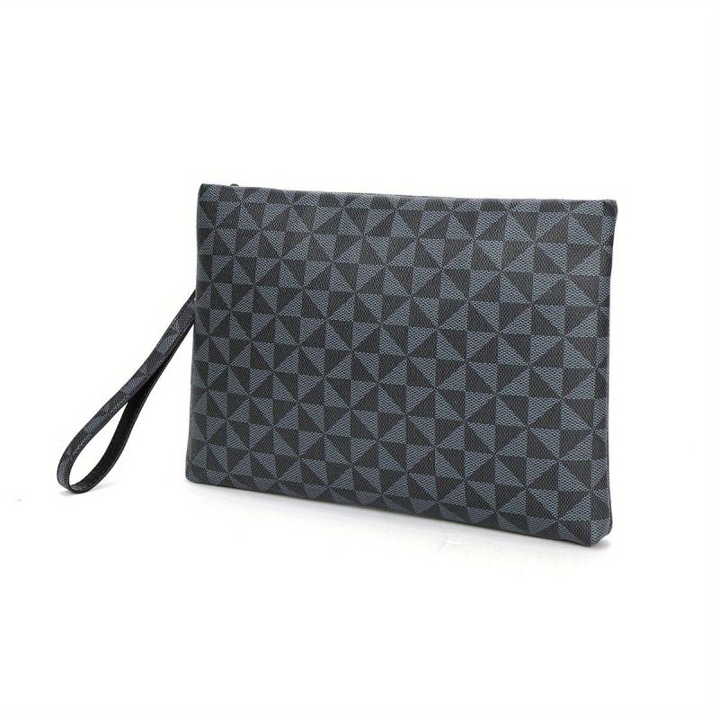 Men's Casual PU Leather Clutch Bag Handbag Father's Gift