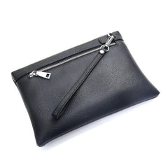Top Layer Cowhide 3D Clutch Bag Men's Portable Briefcase Soft Leather
