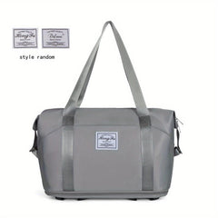 Large Capacity Duffel With Wheels Expandable Travel Bag Holdall Luggage