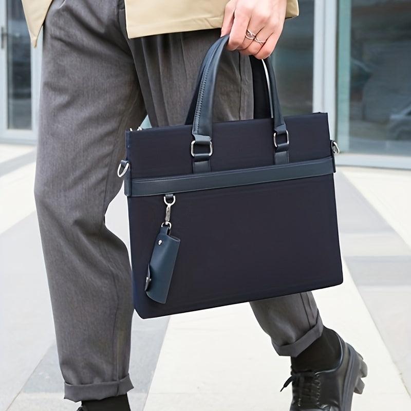 Men's Business Briefcase Tote Bag Shoulder Crossbody Handbag