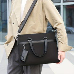 Men's Business Briefcase Tote Bag Shoulder Crossbody Handbag