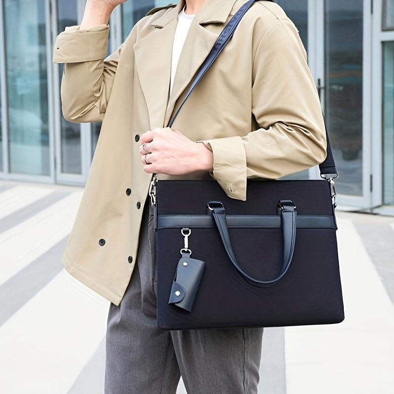 Men's Business Briefcase Tote Bag Shoulder Crossbody Handbag