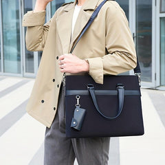 Men's Business Briefcase Tote Bag Shoulder Crossbody Handbag