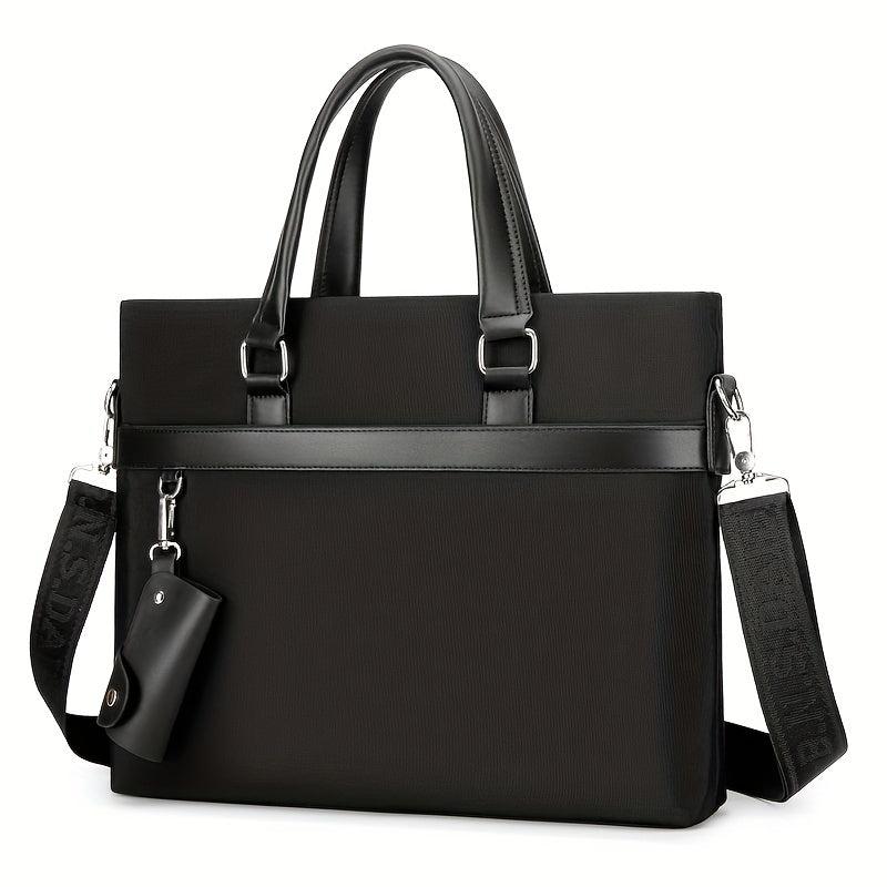 Men's Business Briefcase Tote Bag Shoulder Crossbody Handbag