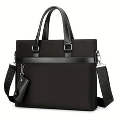 Men's Business Briefcase Tote Bag Shoulder Crossbody Handbag