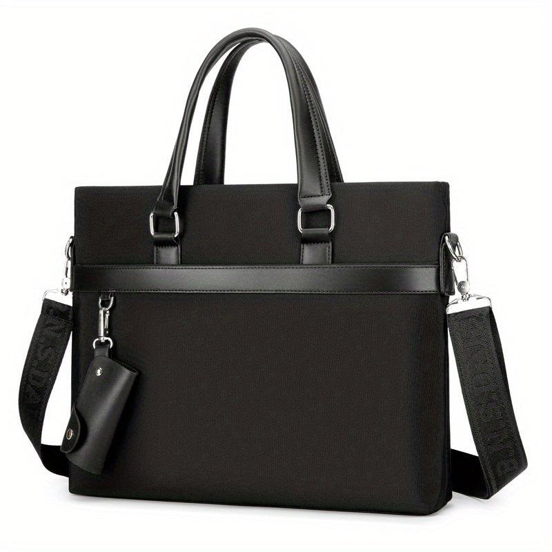Men's Business Briefcase Tote Bag Shoulder Crossbody Handbag