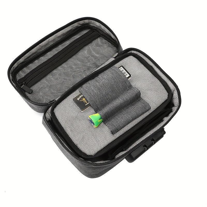 1pc Password Lock Smell Proof Bag Case Storage Bag for Travel