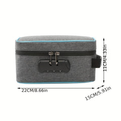 1pc Password Lock Smell Proof Bag Case Storage Bag for Travel
