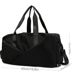 Unisex Fitness Gym Bag Portable Weekender Yoga Tote Bag