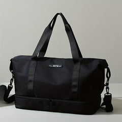 Dry Wet Separation Travel Bag with Luggage Strap