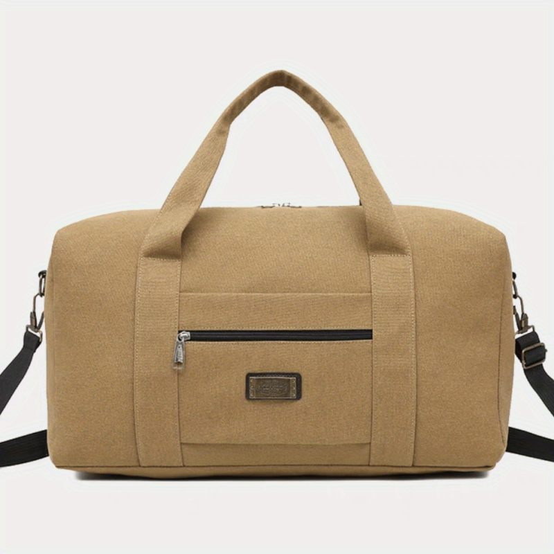Large Capacity Canvas Travel Bag Single Shoulder Handbag Luggage Bag