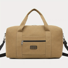 Large Capacity Canvas Travel Bag Single Shoulder Handbag Luggage Bag