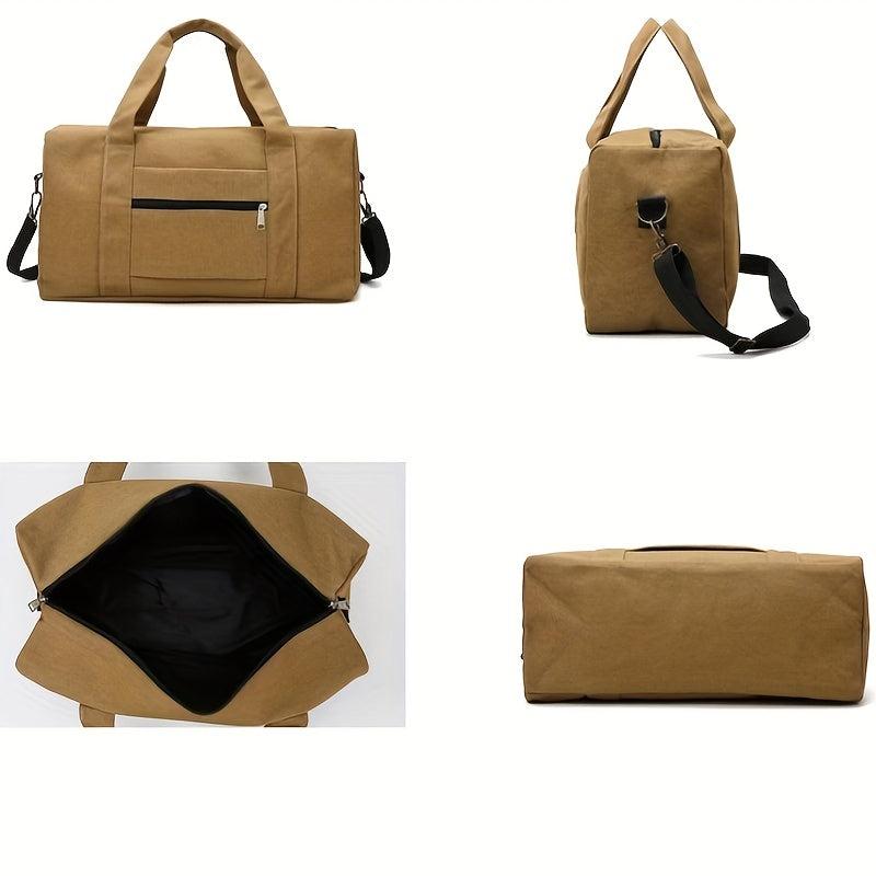 Large Capacity Canvas Travel Bag Single Shoulder Handbag Luggage Bag