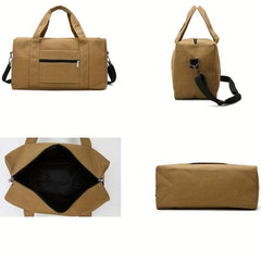 Large Capacity Canvas Travel Bag Single Shoulder Handbag Luggage Bag