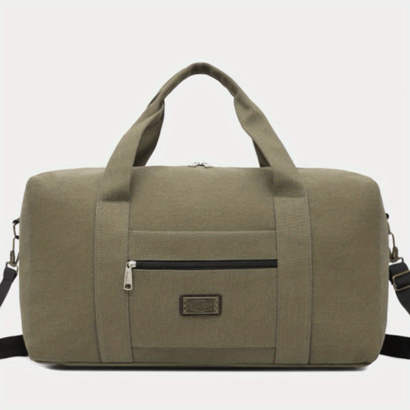Large Capacity Canvas Travel Bag Single Shoulder Handbag Luggage Bag