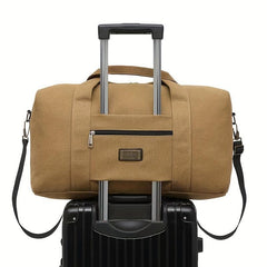 Large Capacity Canvas Travel Bag Single Shoulder Handbag Luggage Bag