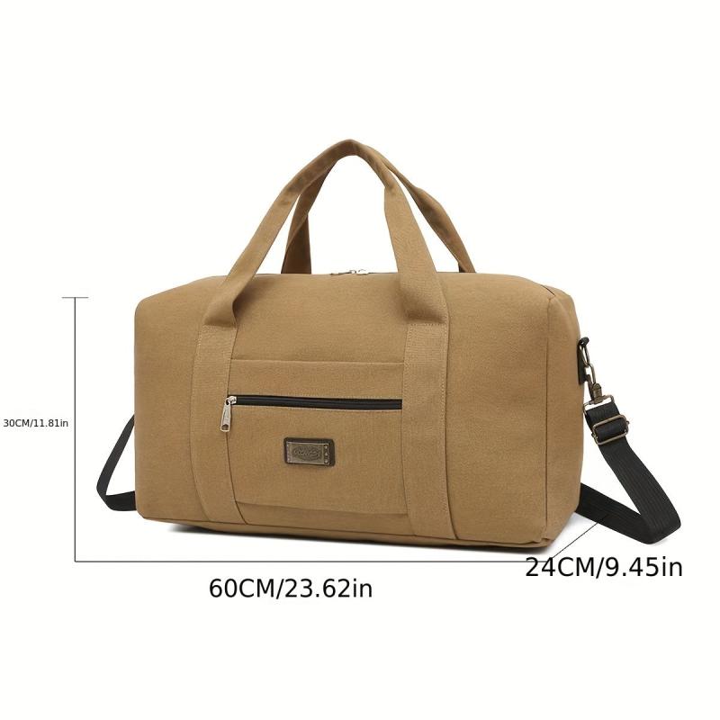 Large Capacity Canvas Travel Bag Single Shoulder Handbag Luggage Bag