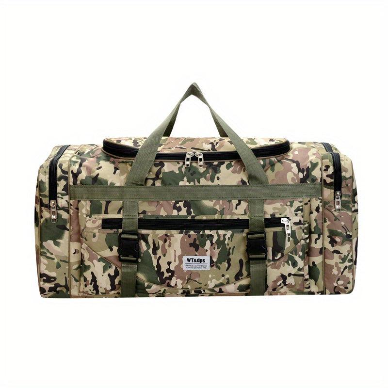 Camouflage Travel Bag Large Storage Bag Abrasion Resistant Holdall Luggage