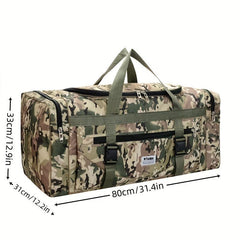 Camouflage Travel Bag Large Storage Bag Abrasion Resistant Holdall Luggage