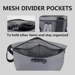 Activated Charcoal Deodorant Bag Anti Odor Isolation Lock Travel Storage